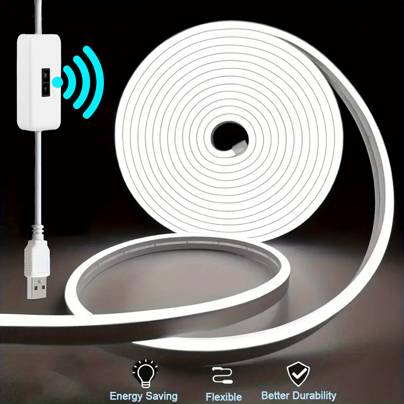 Outdoor Lighting Ideas For Party - Motion Sensor Neon LED Light Strip