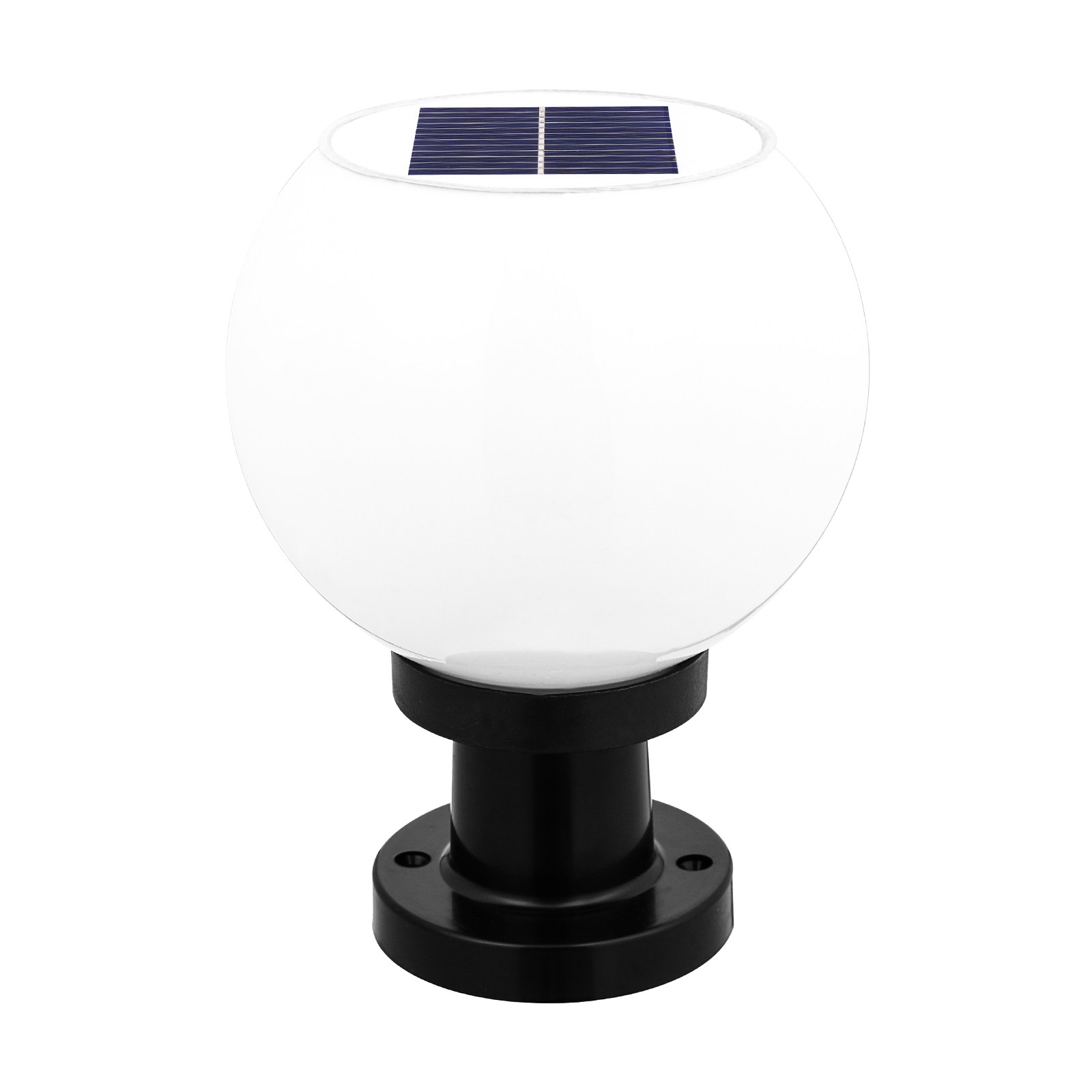 Outdoor Lighting And Landscape - 1 Solar Powered Round LED Wall