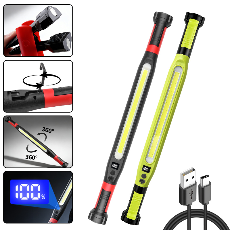 Outdoor Lighting Strip - COB Work Light Type‑C Rechargeable Magnetic