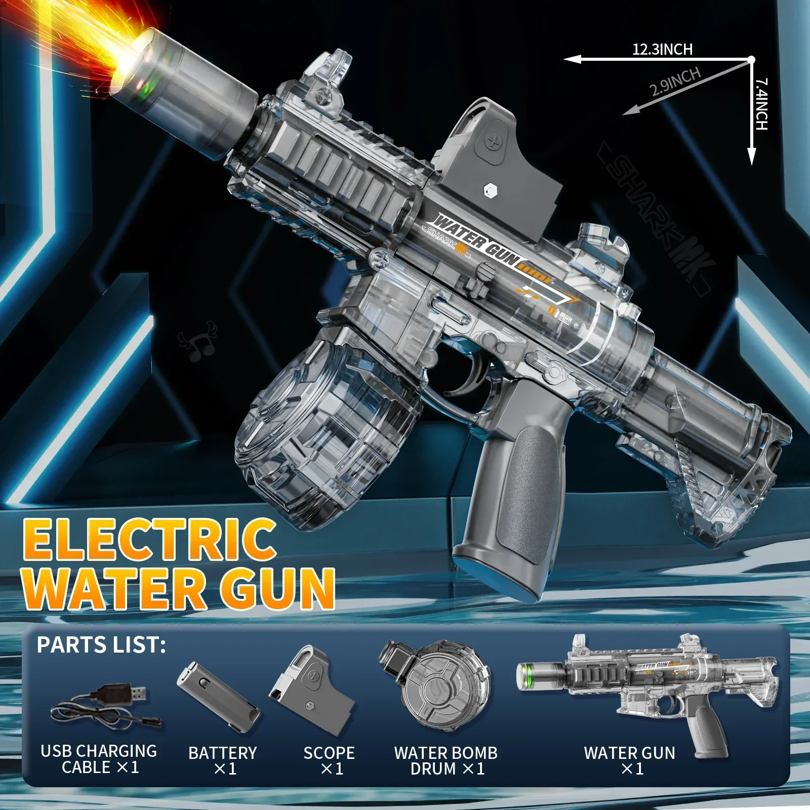 Outdoor Lighting The Range - Electric Water Guns for Adults &