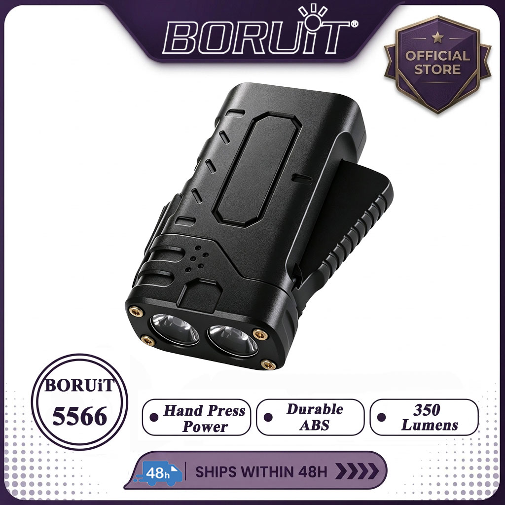 Outdoor Lighting Lowes - BORUIiT Hand Crank EDC LED Flashlight
