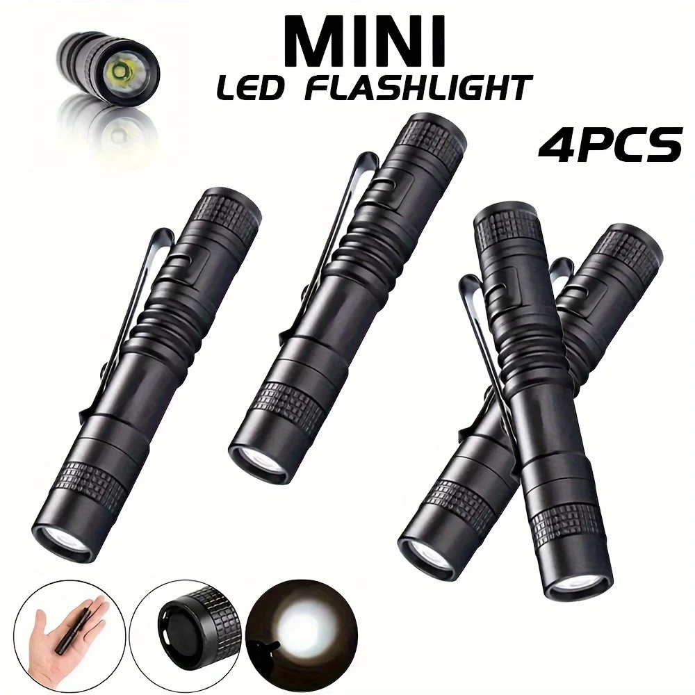 Outdoor Lighting Unit - 1-4PCS Mini Portable LED Pen Light