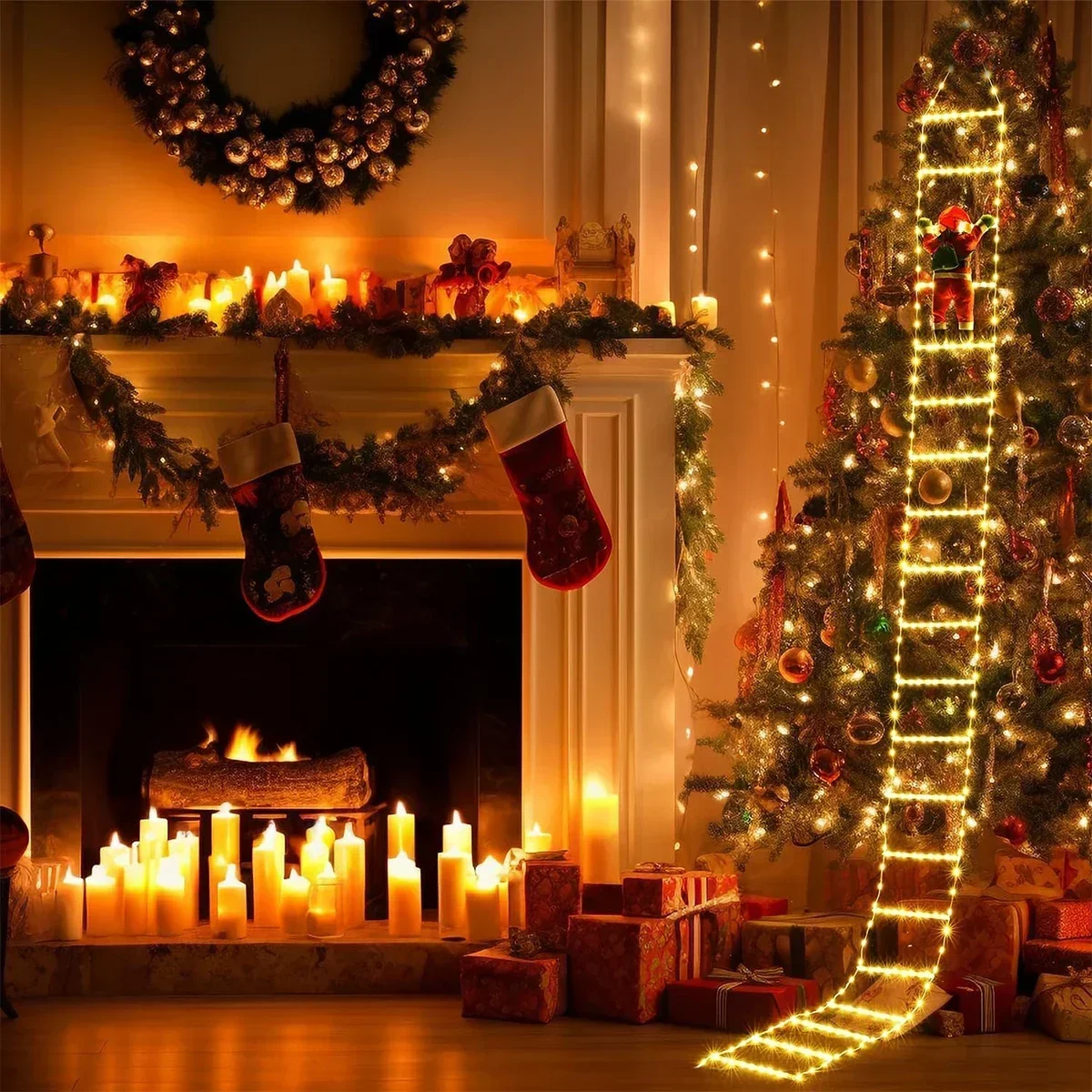 LED Ladder Light for Santa Cla - Outdoor Lighting Strip 评论和价格