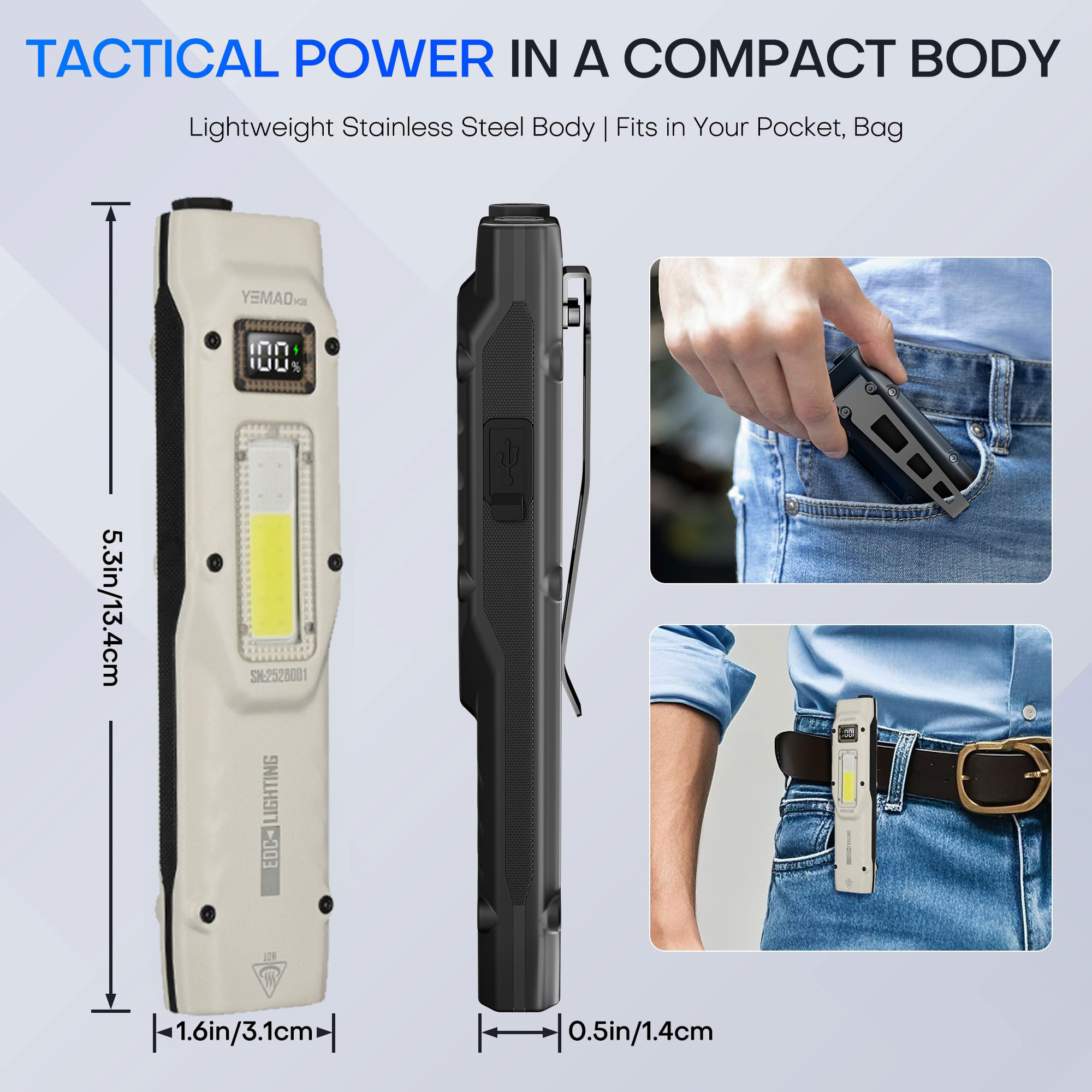 Portable 880LM YEMAO M28 Ultra - Outdoor Lighting Unit 评论和价格