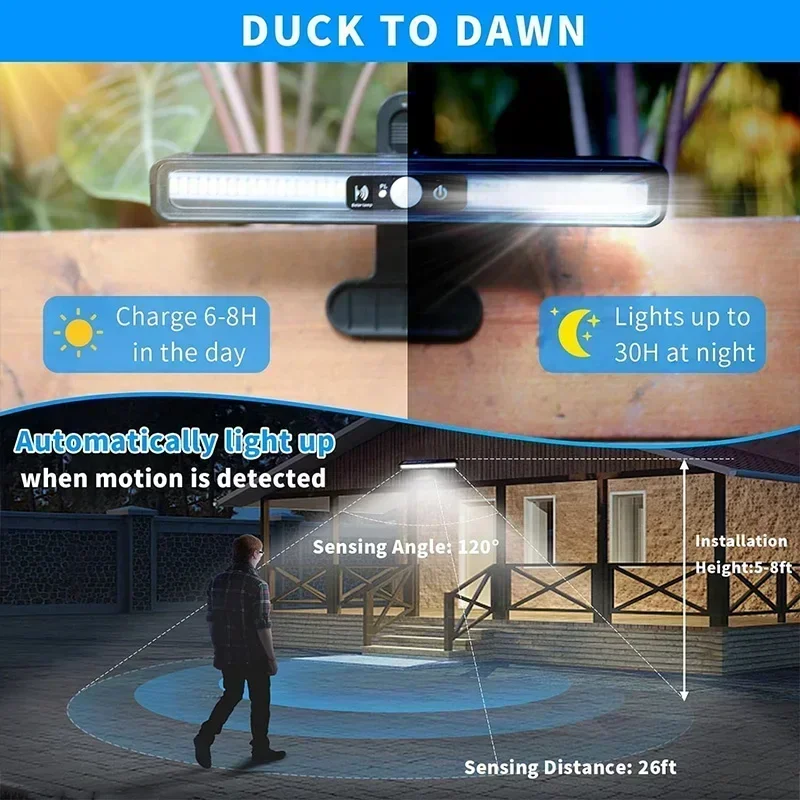 Clip On Solar Motion Lights Ou - Outdoor Lighting Waterproof 评论和价格