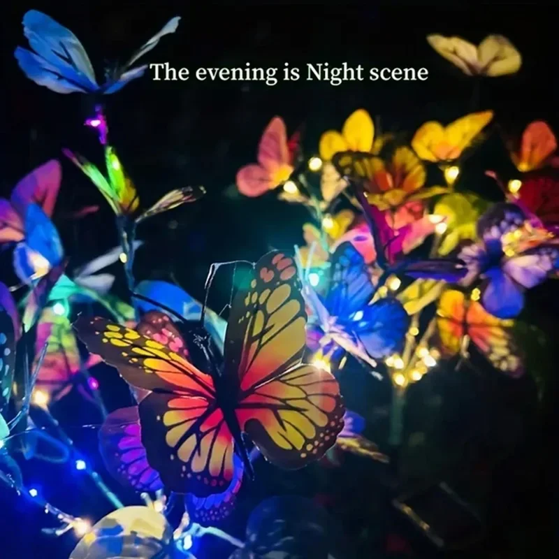 Solar LED Butterfly Garden Lig - Solar Path Light 评论和价格