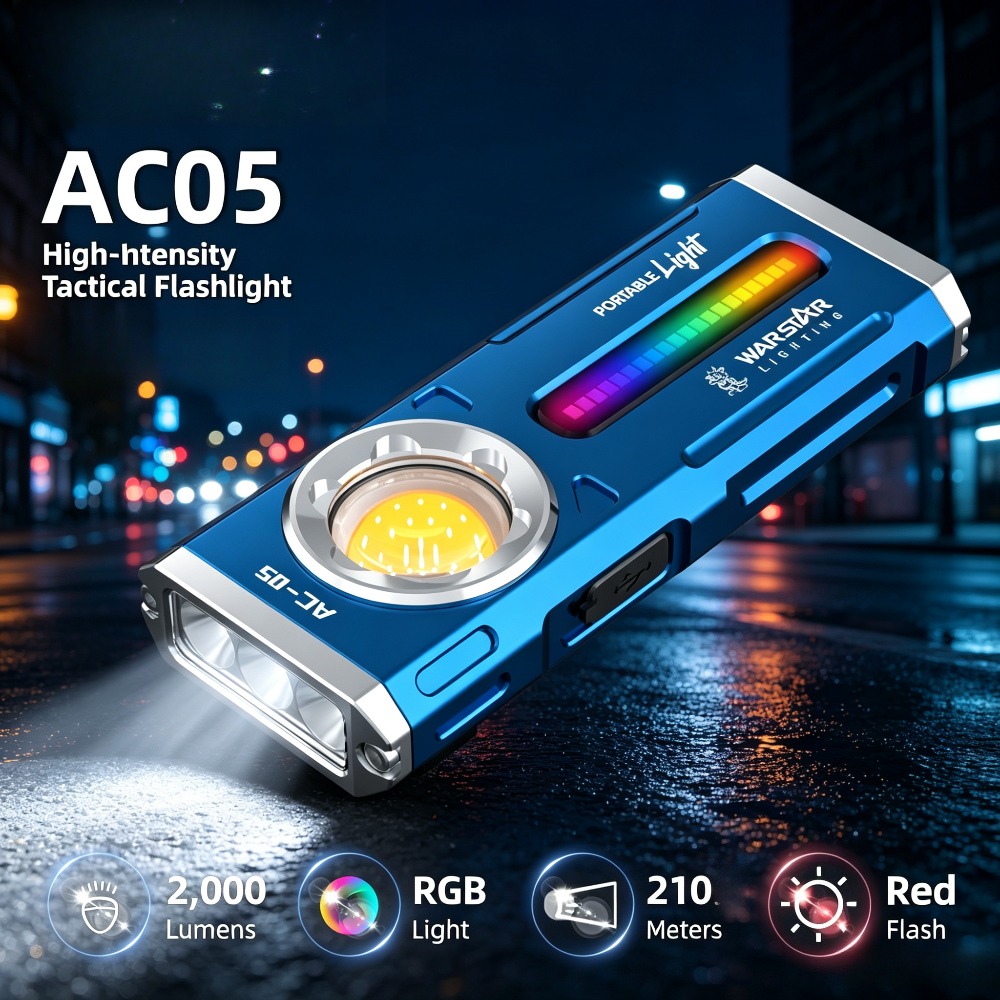 AC05 Portable Flashlight High  - Outdoor Lighting The Range 评论和价格