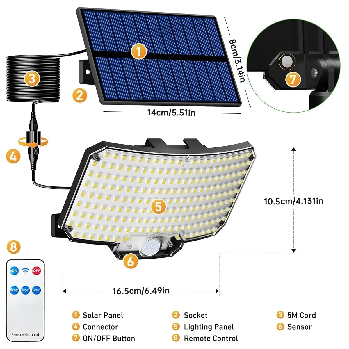 234LED Solar Outdoor Lights Mo - Outdoor Lighting Waterproof 评论和价格