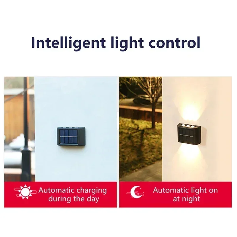 COB Solar Wall Lamp Outdoor Wa - Outdoor Lighting And Landscape 评论和价格