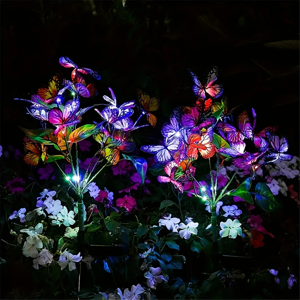 Solar Outdoor Lights Butterfly - Solar Path Light 评论和价格