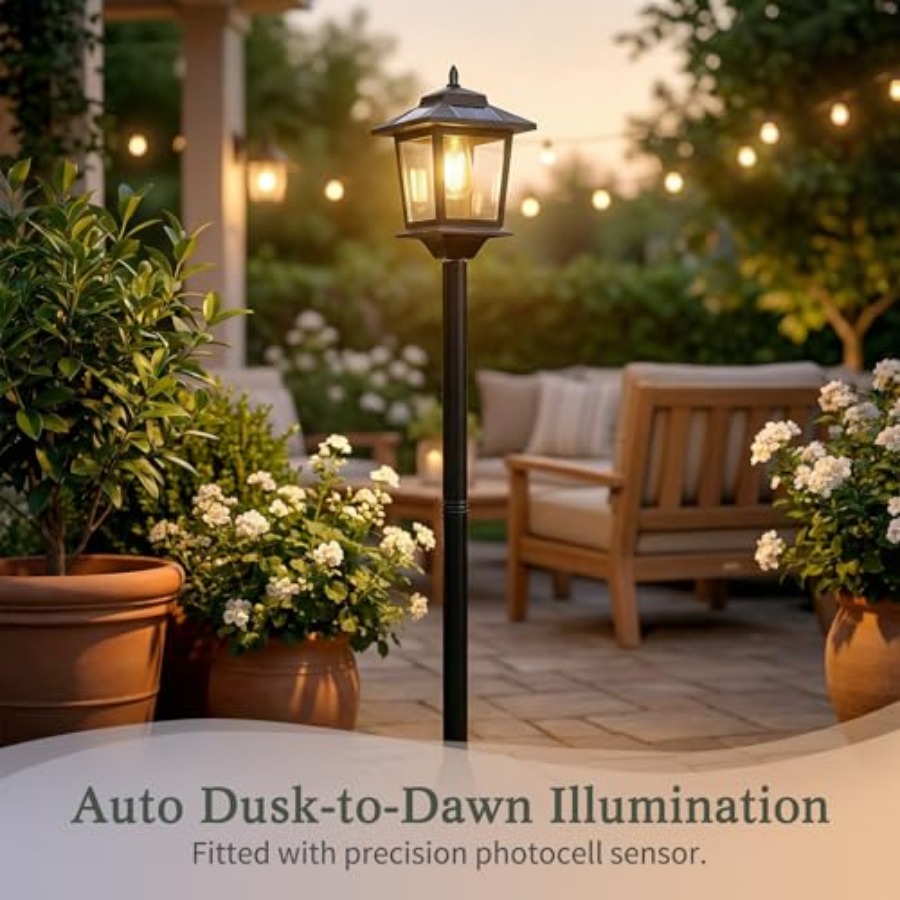 Outdoor Solar Post Lights, 2-P - Outdoor Lighting Waterproof 评论和价格