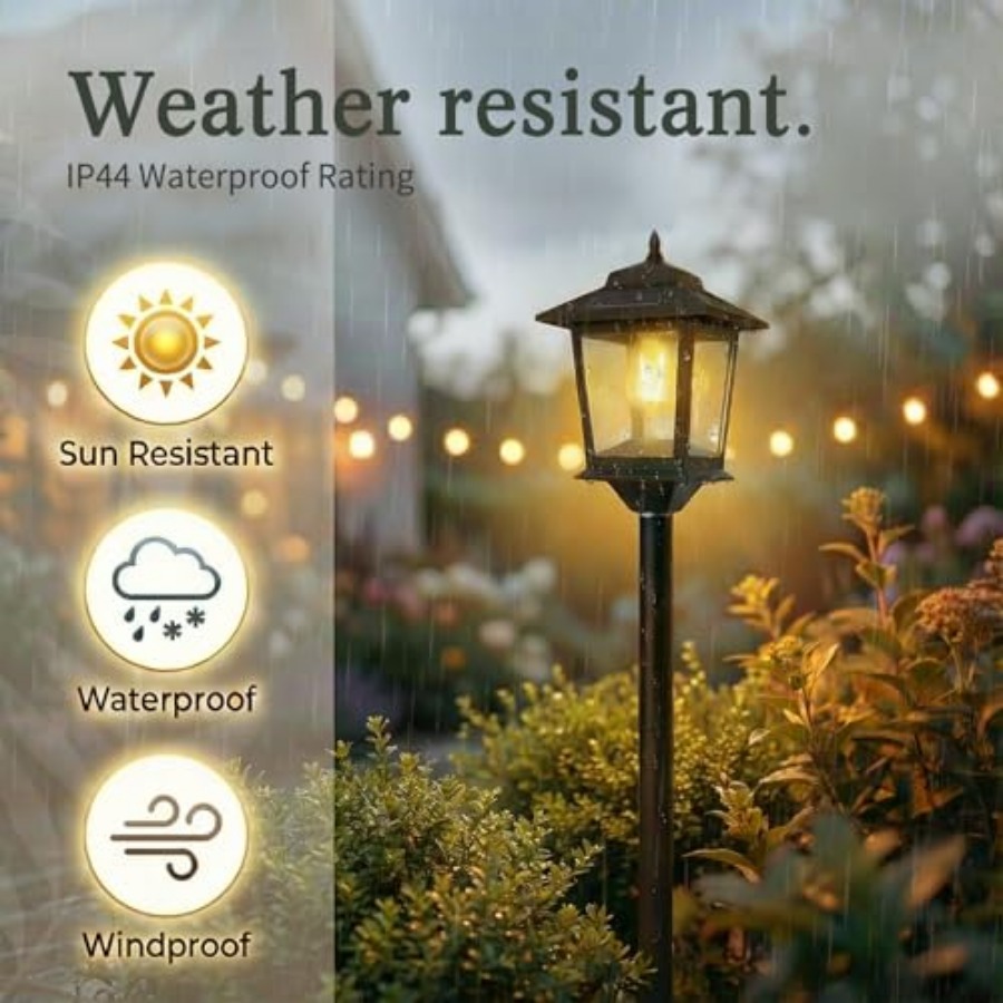 Outdoor Solar Post Lights, 2-P - Outdoor Lighting Waterproof 评论和价格
