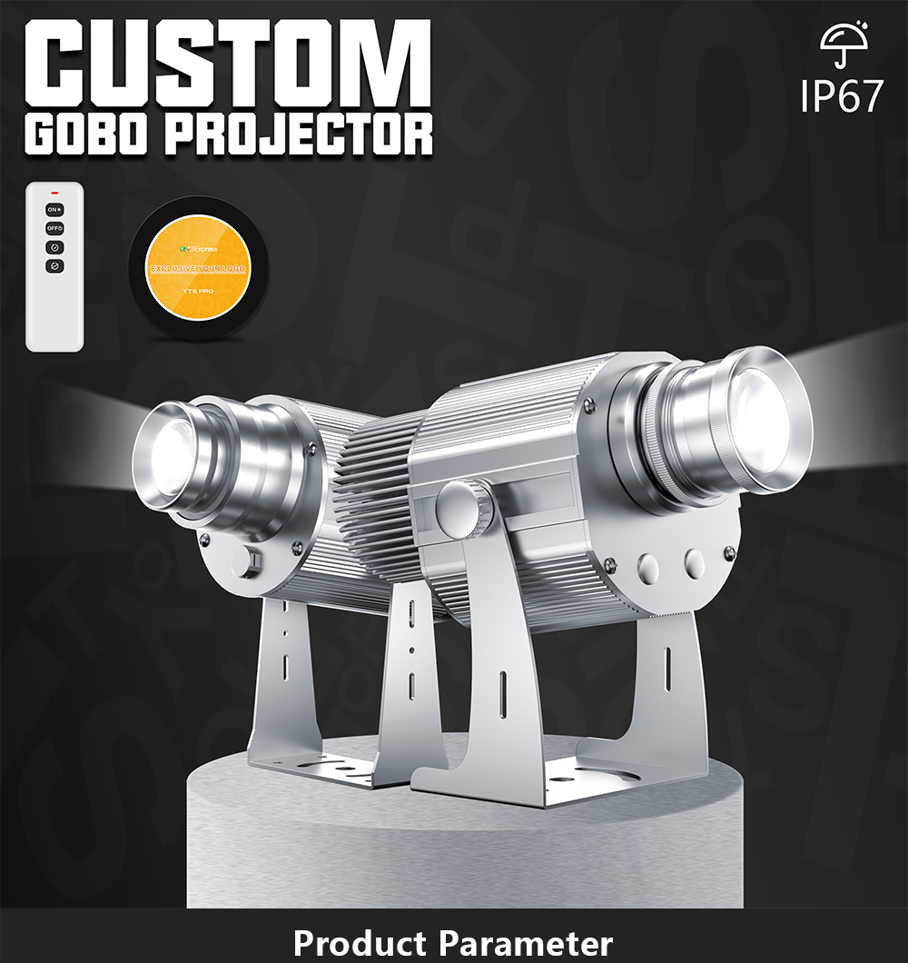 YTS PRO Sliver Gobo Projector  - Outdoor Lighting Logo 评论和价格