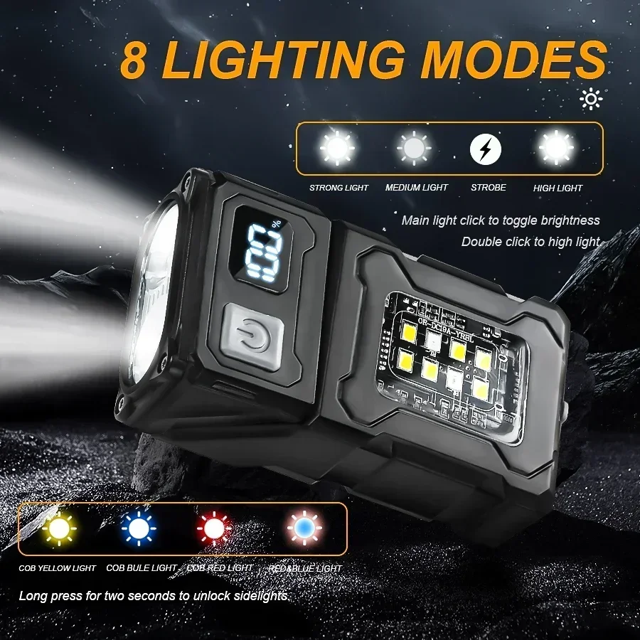 Mini USB Rechargeable LED Flas - Outdoor Lighting Usb 评论和价格