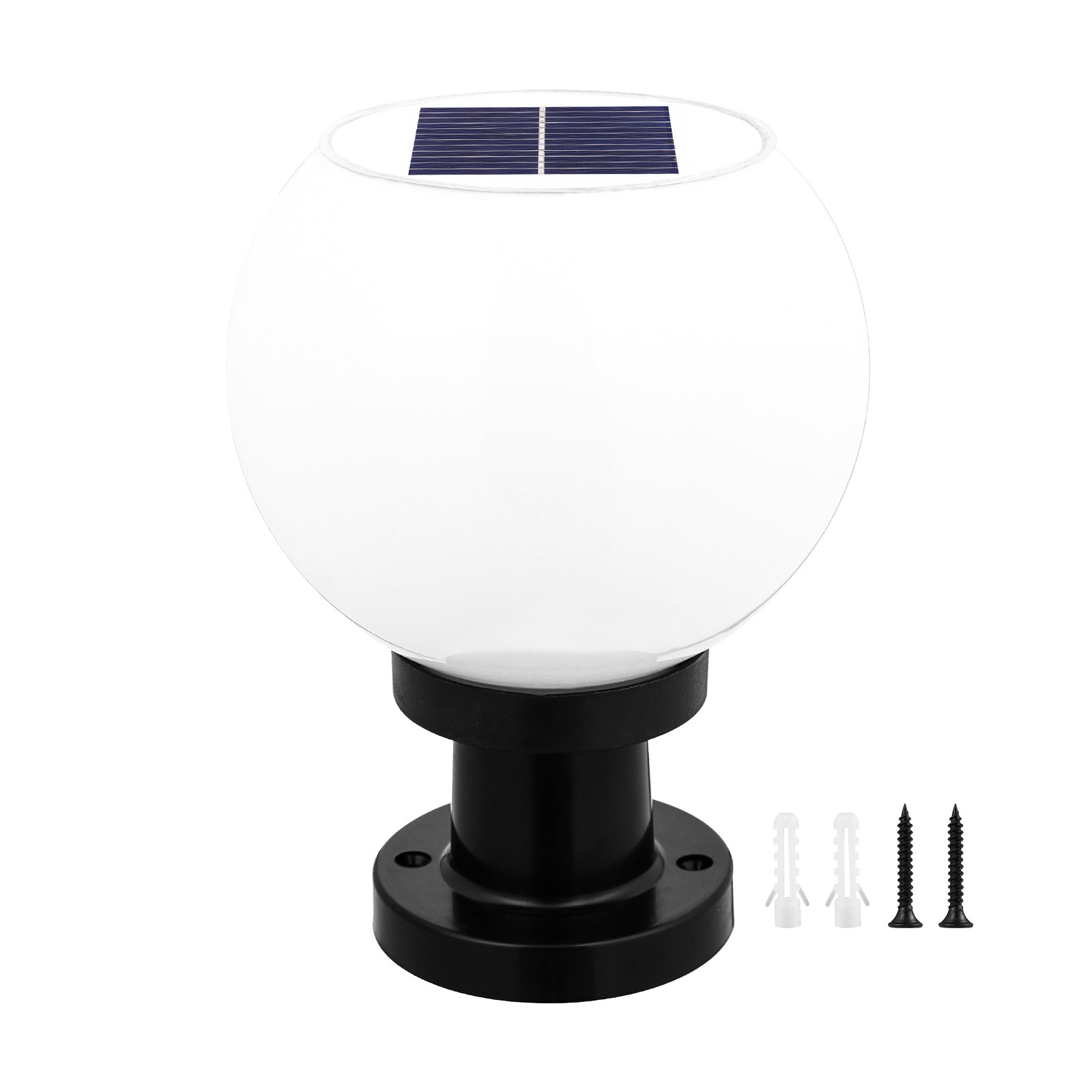 1 Solar Powered Round LED Wall - Outdoor Lighting And Landscape 评论和价格