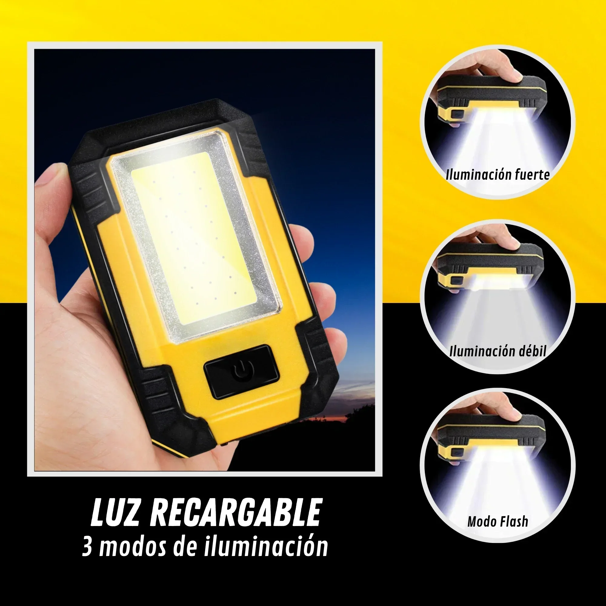 Rechargeable 4000MaH Work Ligh - Outdoor Lighting Lowes 评论和价格