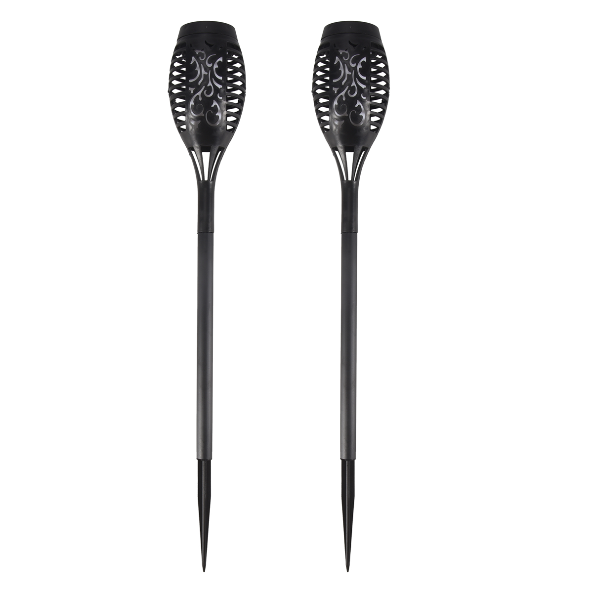 Y17A 2 Pcs LED Solar Flame Lig - Outdoor Lighting And Landscape 评论和价格