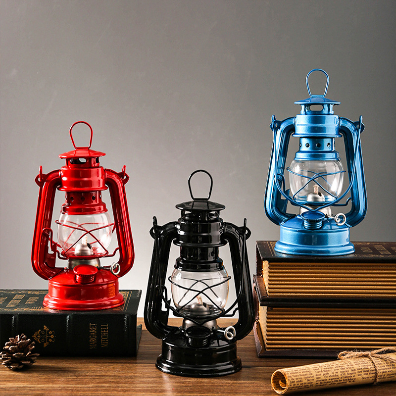 19cm Retro Outdoor Camping Lam - Outdoor Lighting Mediterranean Style 评论和价格