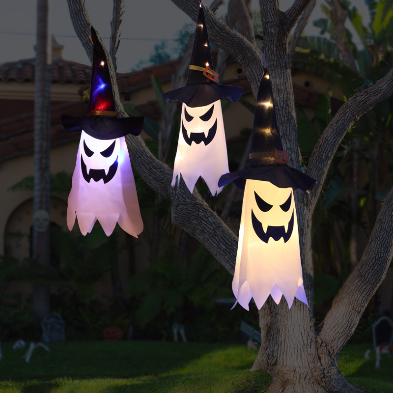Halloween Glowing Witch Hat La - Outdoor Lighting Ideas For Party 评论和价格