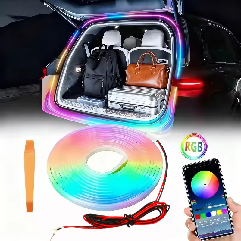 RGB Car Trunk LED Strip Light  - Outdoor Lighting Strip 评论和价格