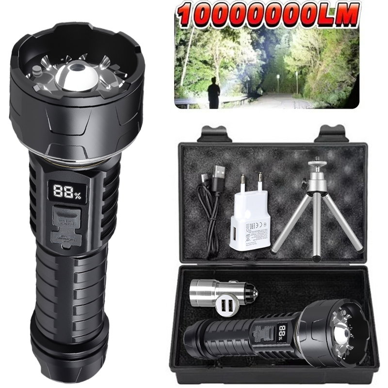 COB LED Flashlight Rechargeabl - Outdoor Lighting Unit 评论和价格