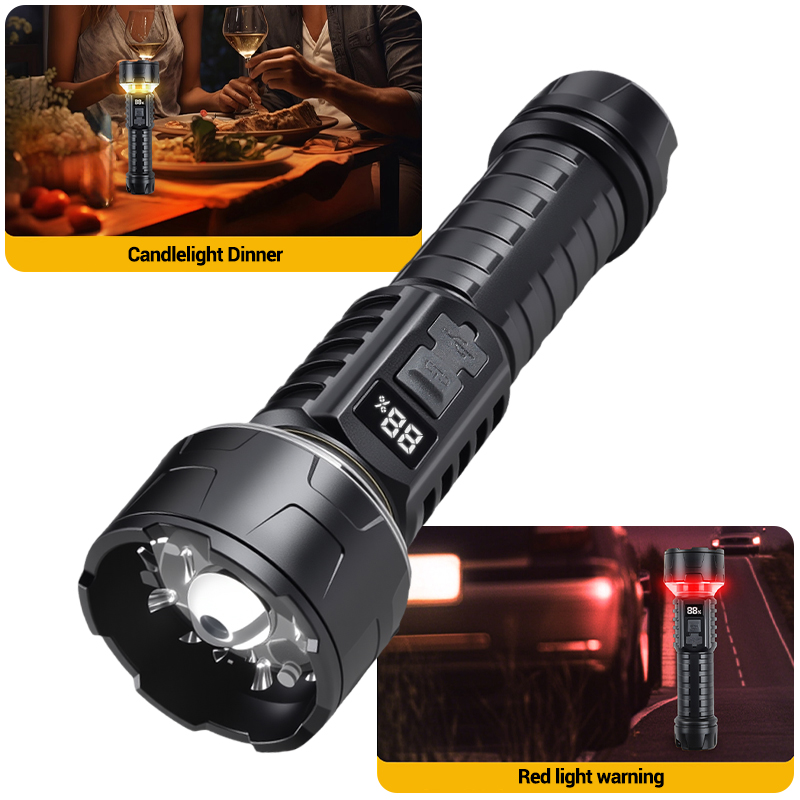 COB LED Flashlight Rechargeabl - Outdoor Lighting Unit 评论和价格