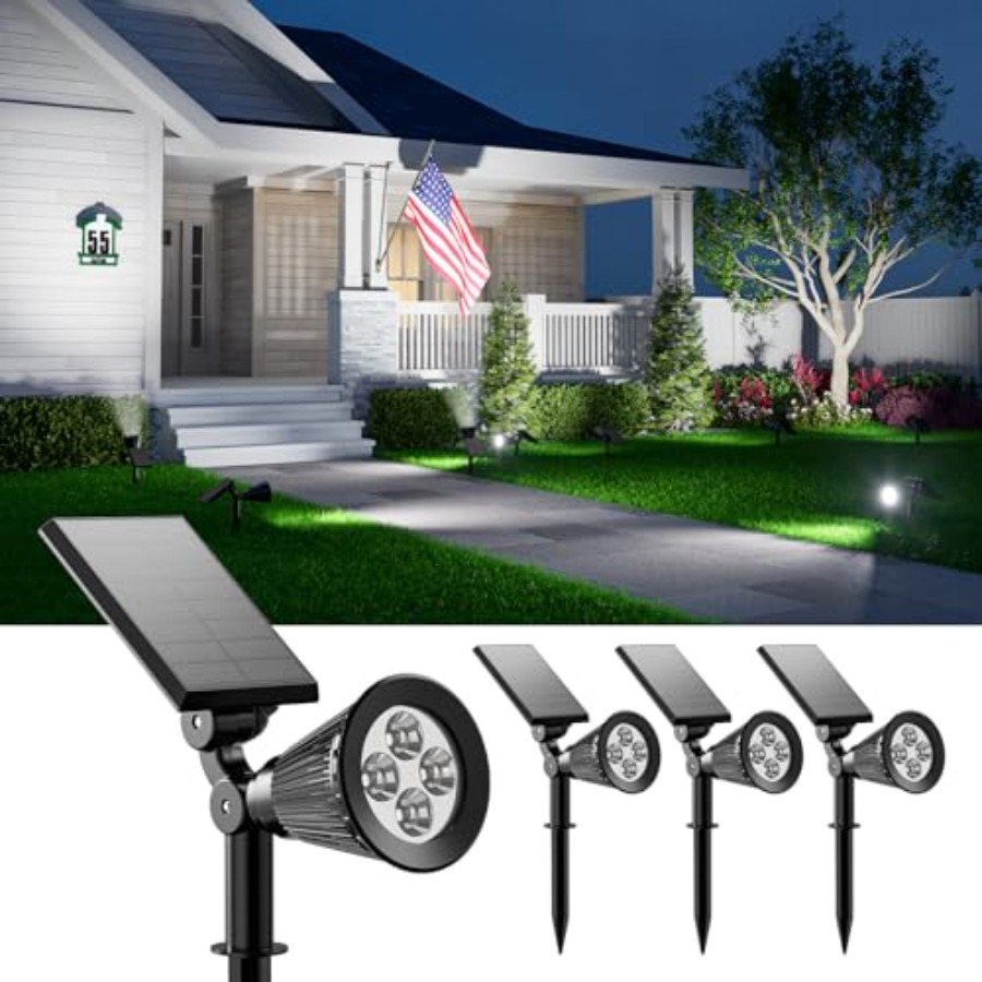 Solar Spotlights Outdoor Water - Outdoor Lighting And Landscape 评论和价格