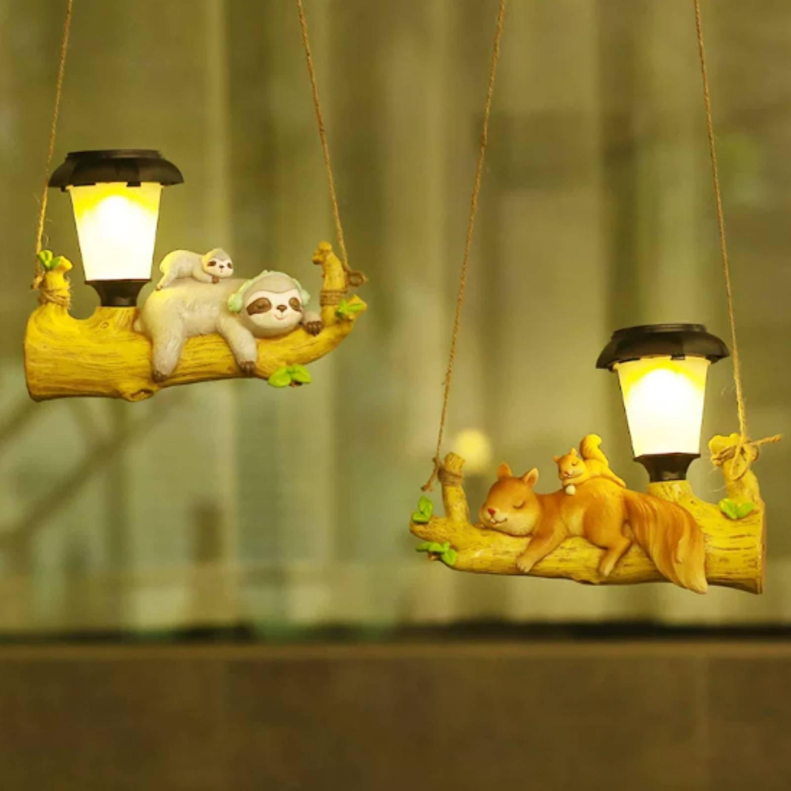 Resin Solar Outdoor Hanging Li - Outdoor Lighting Yard Decoration 评论和价格