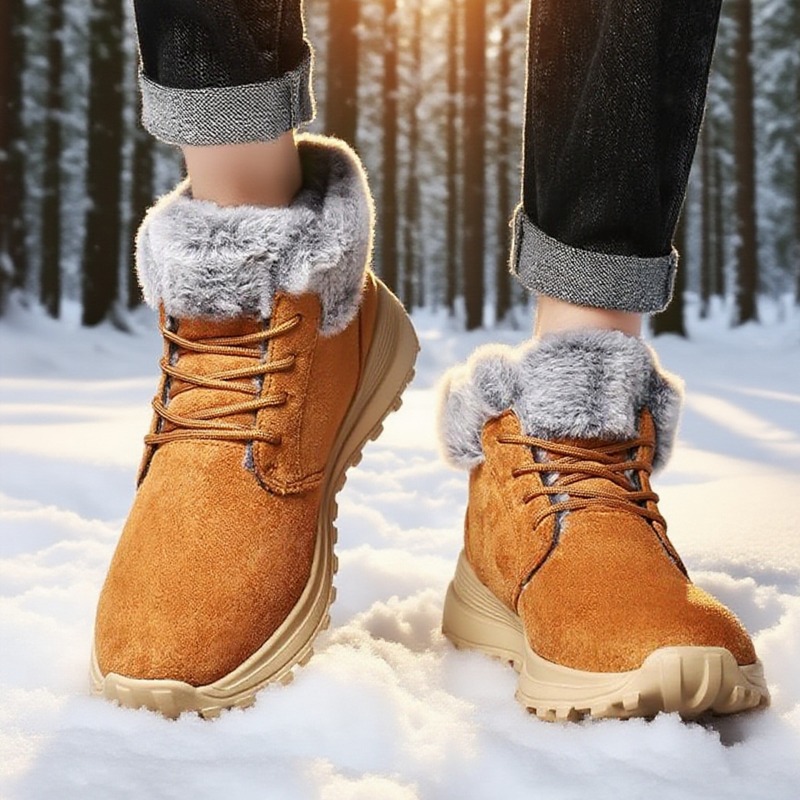 Men Lace‑Up Winter Snow Boots, - Outdoor Lighting Uplight 评论和价格