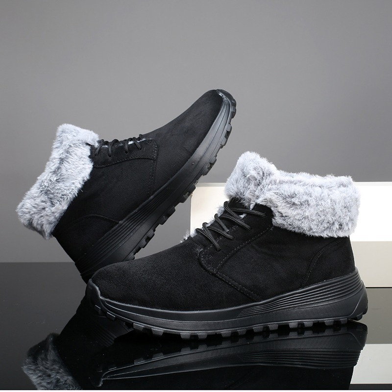 Men Lace‑Up Winter Snow Boots, - Outdoor Lighting Uplight 评论和价格