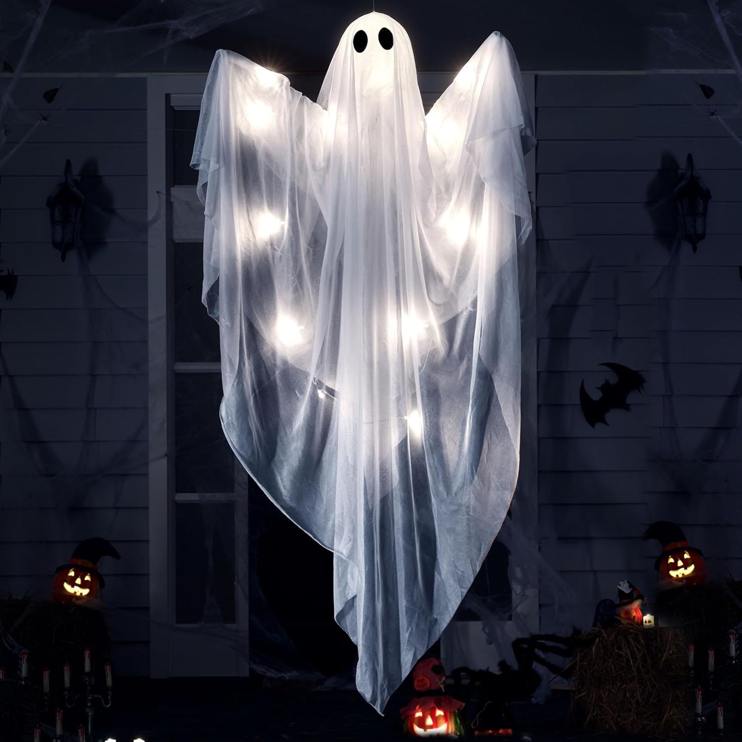 Halloween Hanging Light up Gho - Outdoor Lighting Ideas For Party 评论和价格