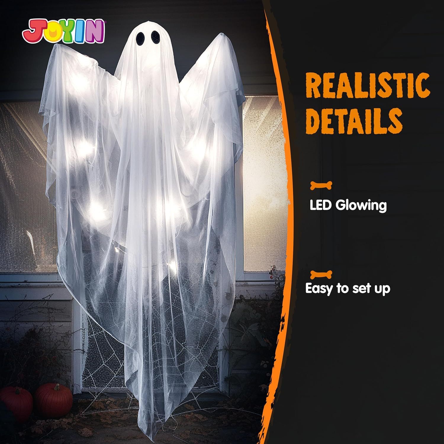 Halloween Hanging Light up Gho - Outdoor Lighting Ideas For Party 评论和价格