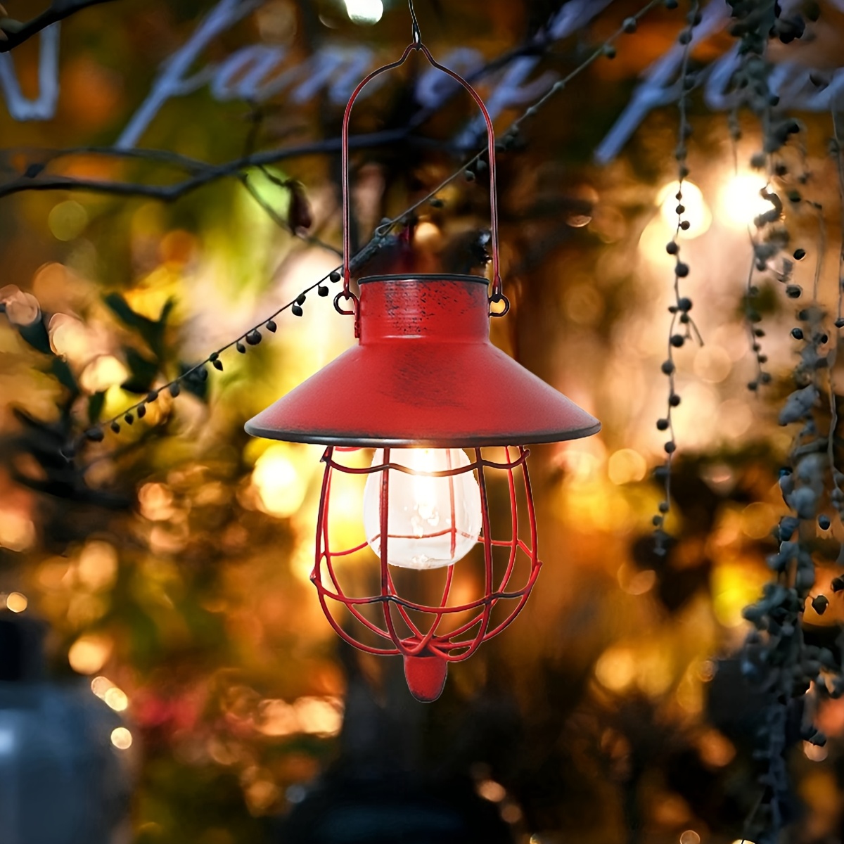 Solar Lantern Outdoor Hanging  - Outdoor Lighting Yard Decoration 评论和价格