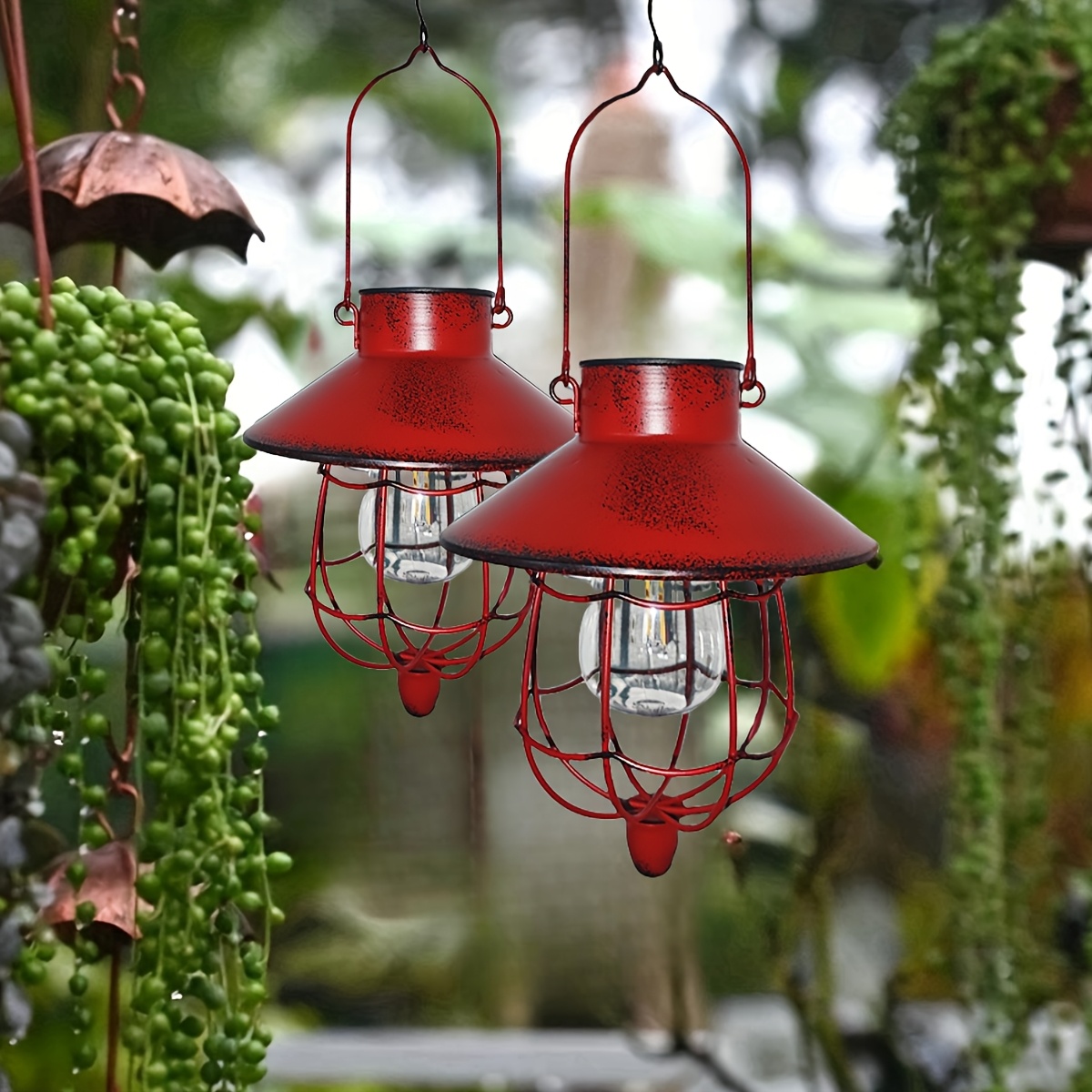 Solar Lantern Outdoor Hanging  - Outdoor Lighting Yard Decoration 评论和价格
