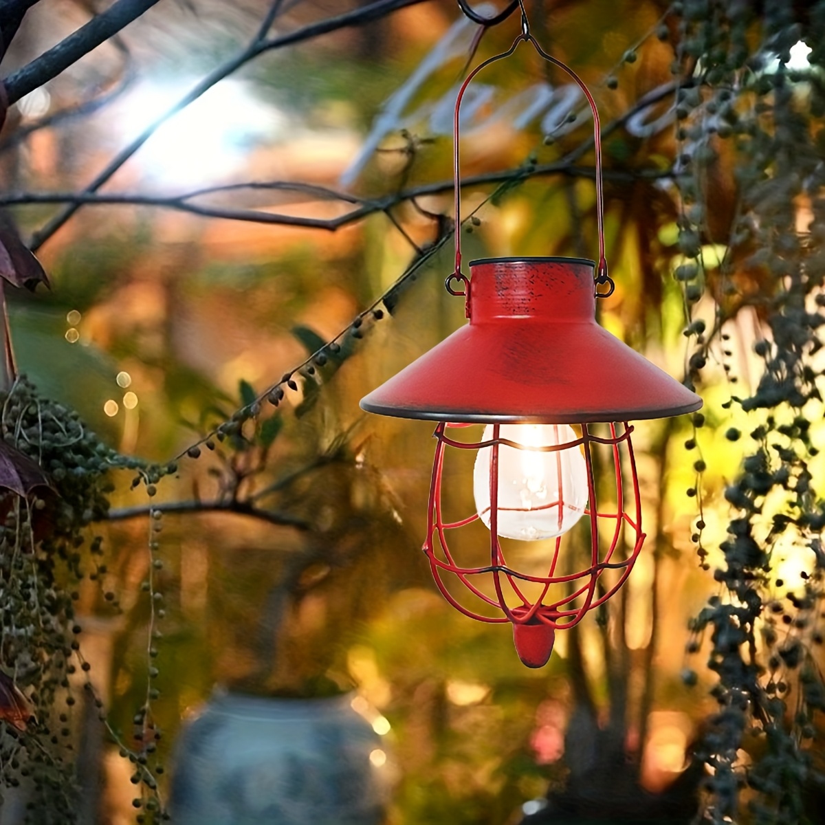 Solar Lantern Outdoor Hanging  - Outdoor Lighting Yard Decoration 评论和价格