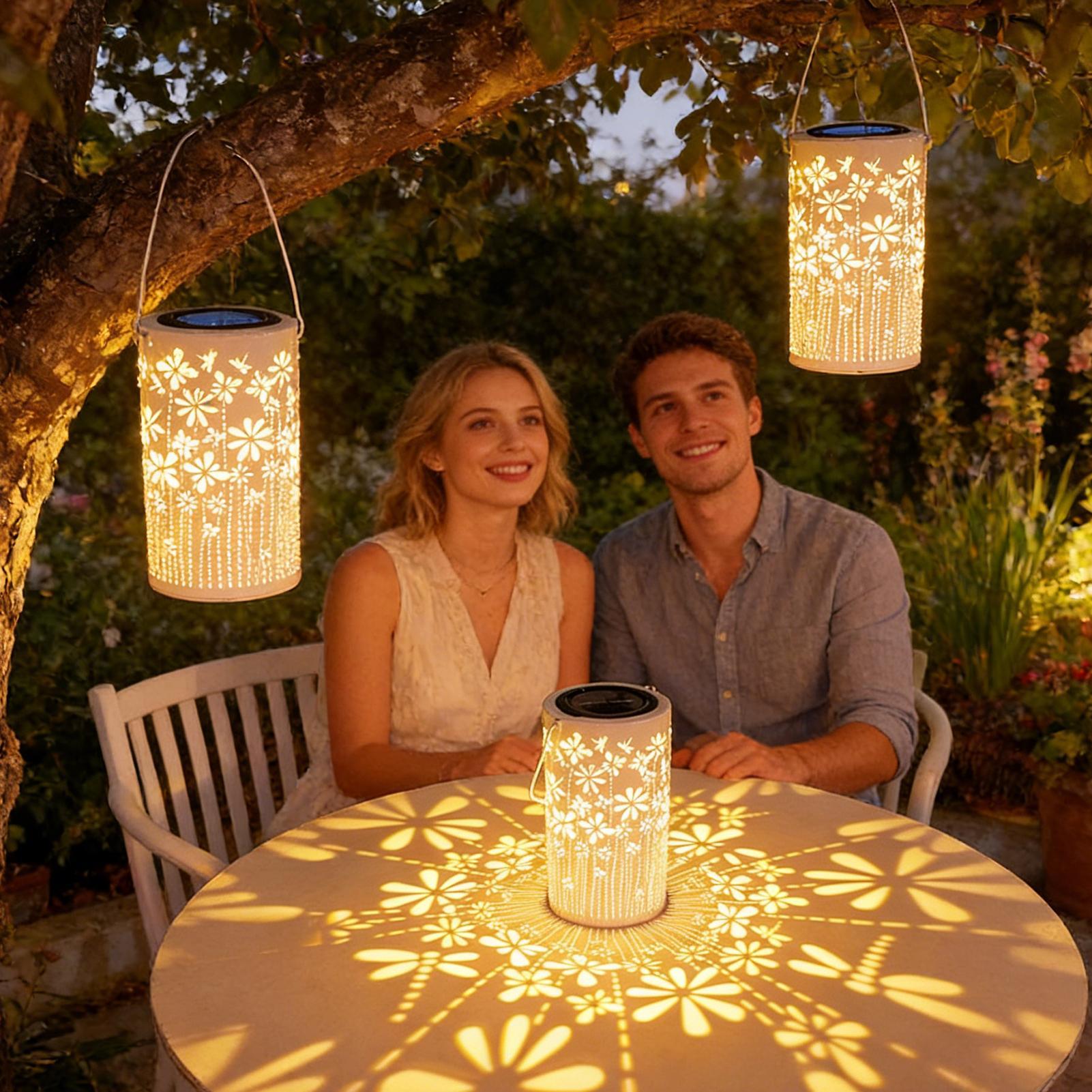 Solar Lanterns Colorful Metal  - Outdoor Lighting And Landscape 评论和价格