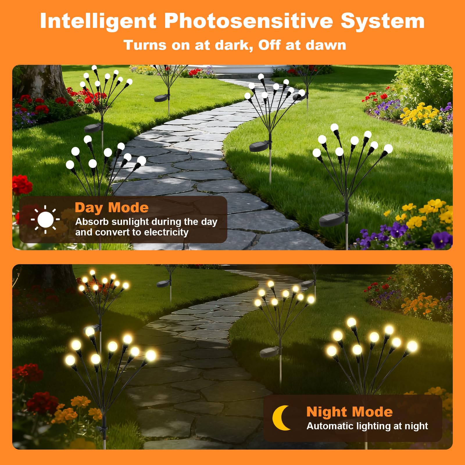 Solar Garden Decorative Lights - Outdoor Lighting Pathway 评论和价格