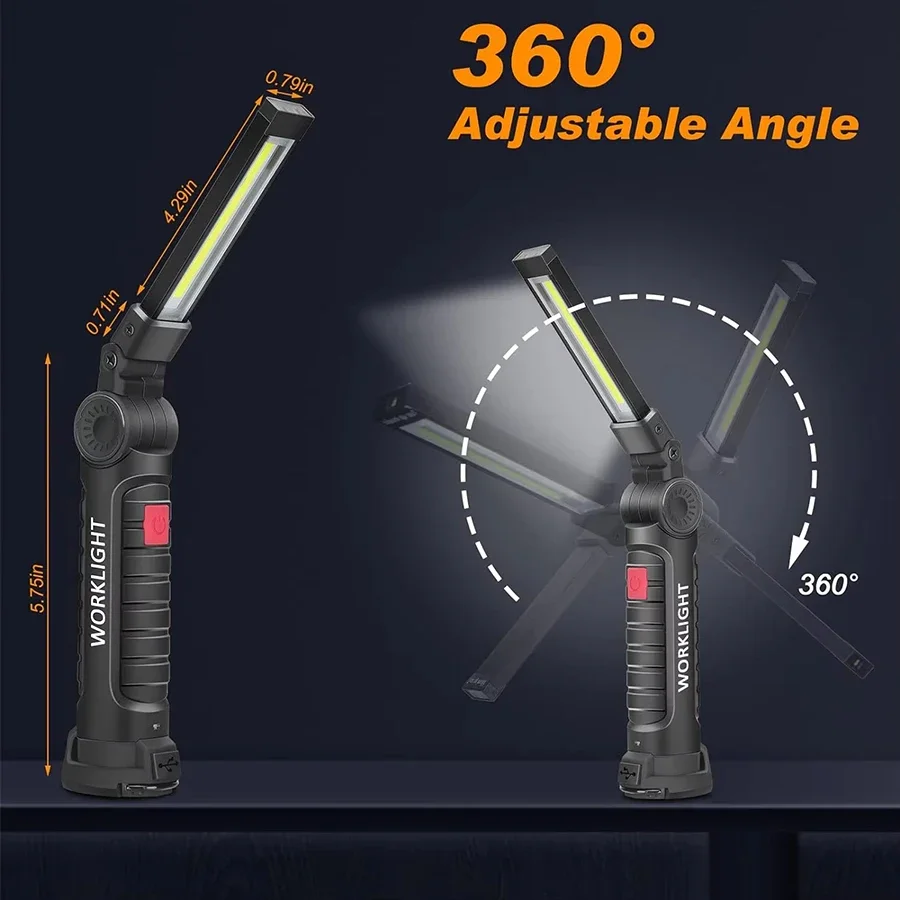 New Portable COB LED Flashligh - Outdoor Lighting Usb 评论和价格
