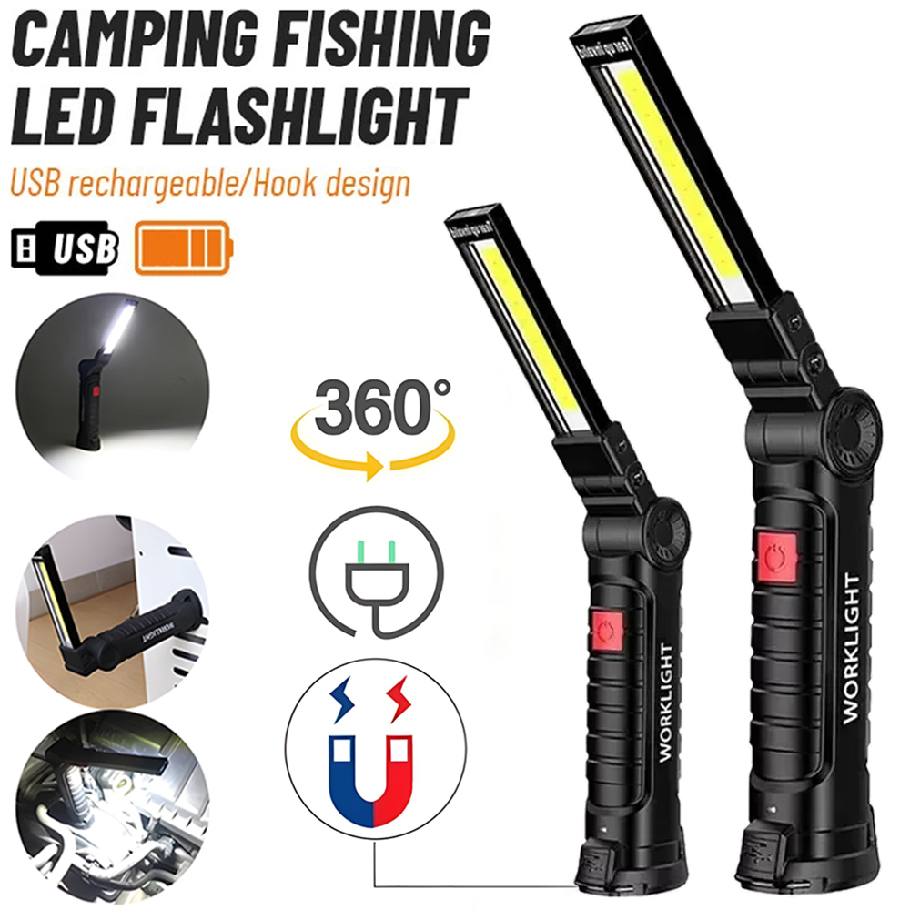 LED COB Flashlight USB Recharg - Outdoor Lighting Unit 评论和价格