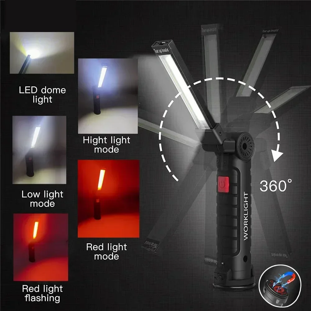 LED COB Flashlight USB Recharg - Outdoor Lighting Unit 评论和价格