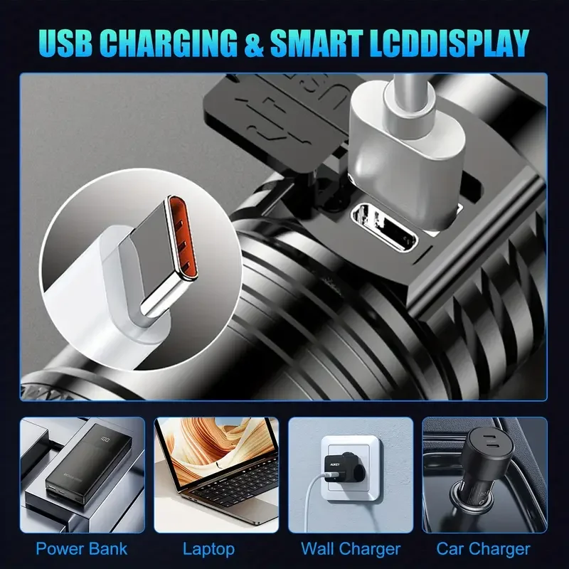 Tactical LED Flashlight 2000LM - Outdoor Lighting Ideas For Party 评论和价格