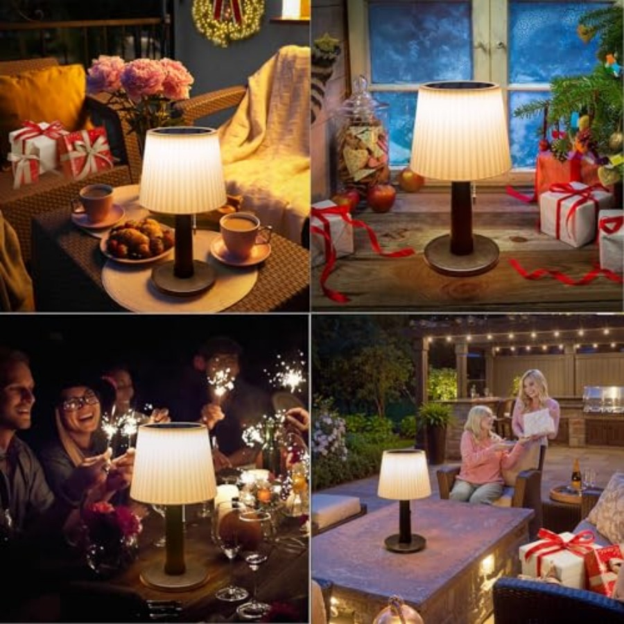 Solar Table Lamps Outdoor Indo - Outdoor Lighting Waterproof 评论和价格