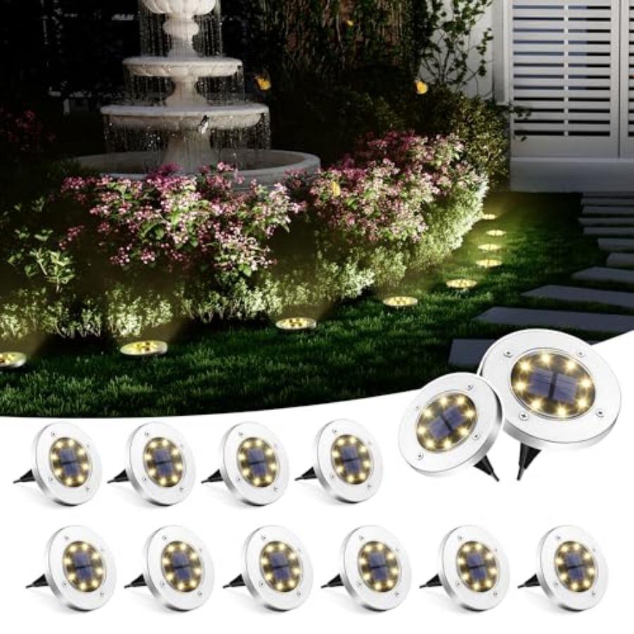 Solar Ground Lights Solar Ligh - Outdoor Lighting And Landscape 评论和价格