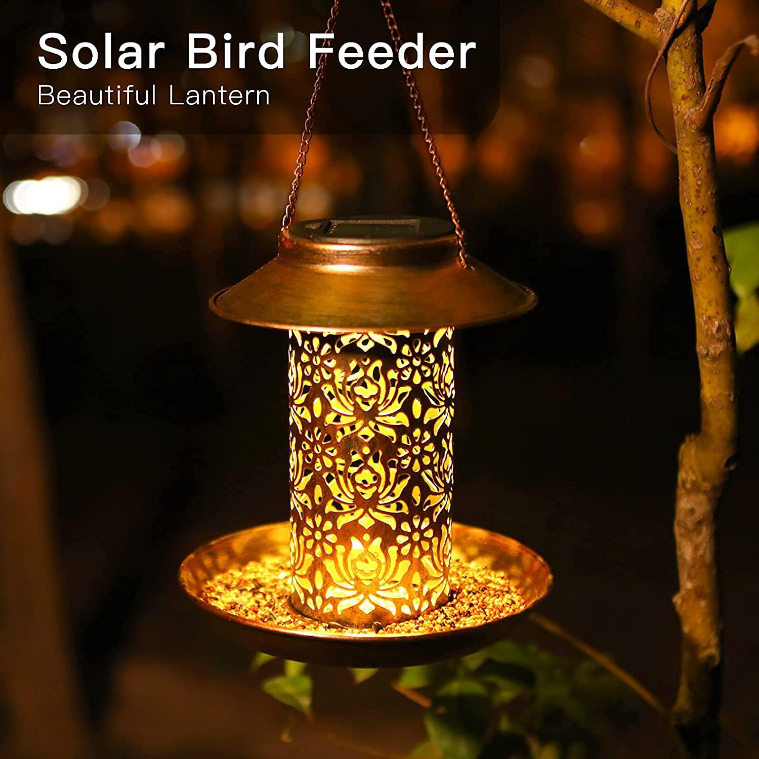 Hanging Bird House Metal Outdo - Outdoor Lighting Ideas For House 评论和价格