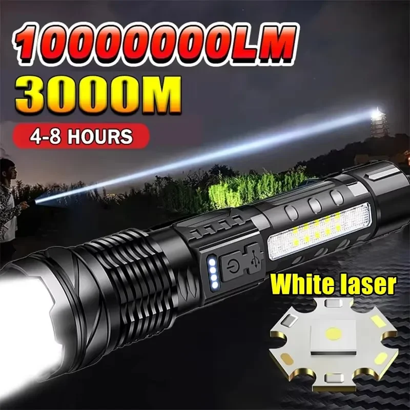 Powerful LED Flashlight Batter - Outdoor Lighting Usb 评论和价格