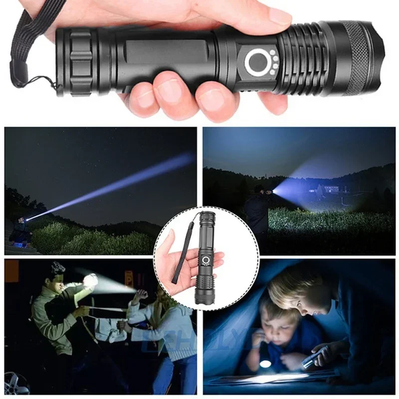 High Power XHP70 Led Flashligh - Outdoor Lighting Usb 评论和价格