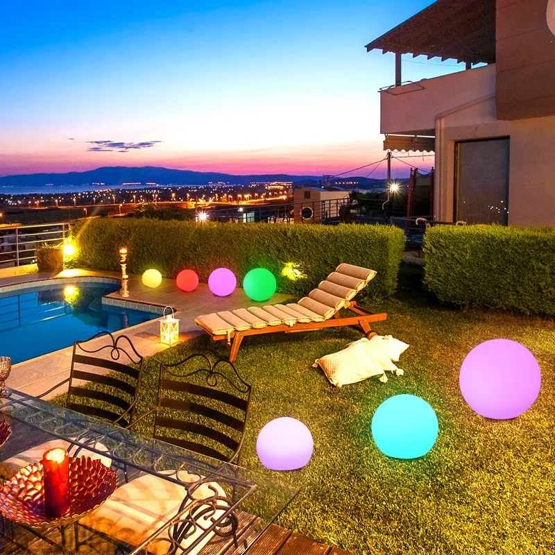 Outdoor LED Garden Ball Lights - Outdoor Lighting Lowes 评论和价格