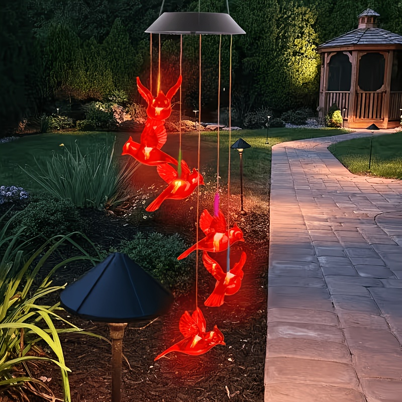 Solar-Powered Flaming Bird Win - Outdoor Lighting Waterproof 评论和价格