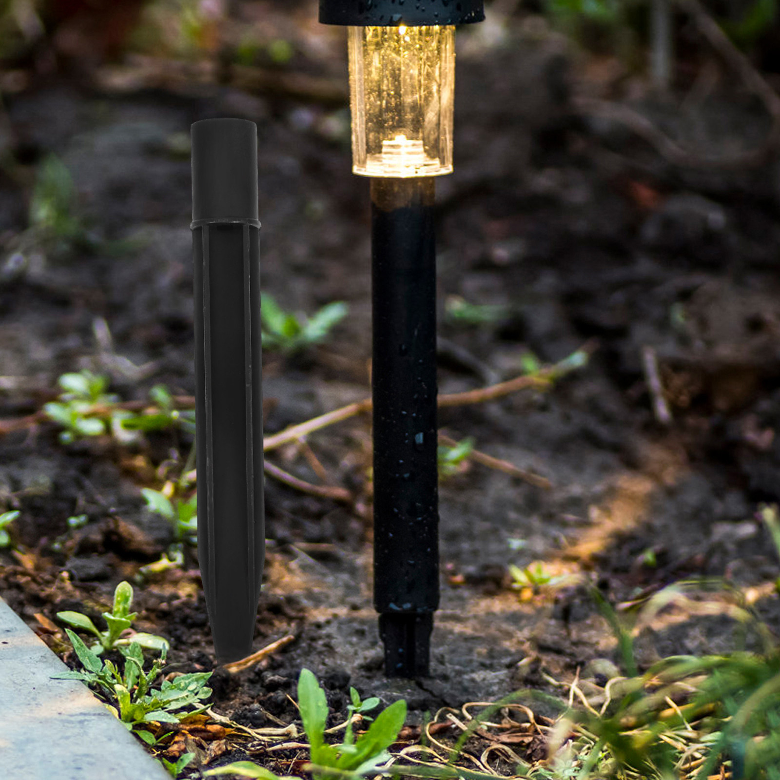 Ground Spikes for Signs Insert - Outdoor Lighting And Landscape 评论和价格