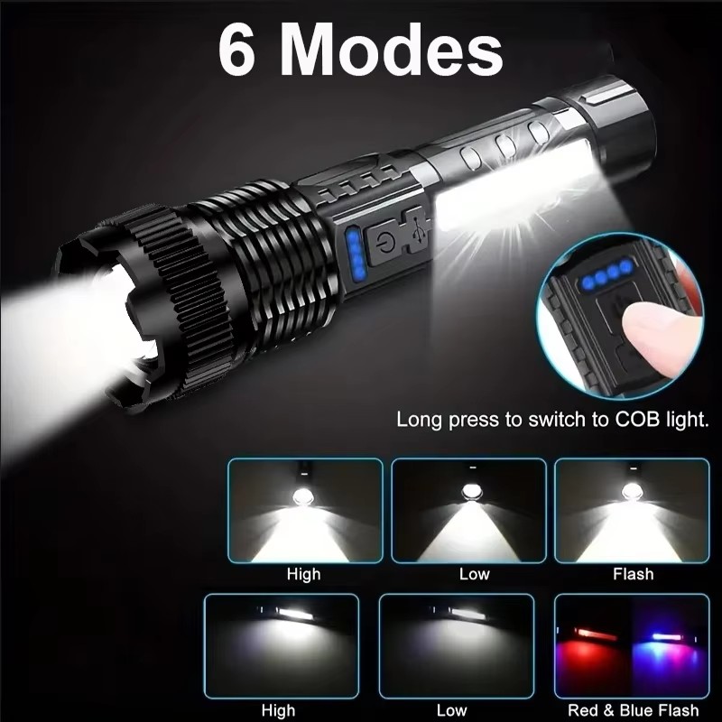 USB Rechargeable LED Flashligh - Outdoor Lighting The Range 评论和价格